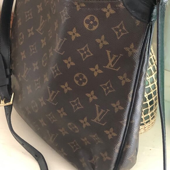 LOUIS VUITTON Bag Authentic Monogram Canvas Odeon PM Messenger Crossbody Shoulde - Picture 7 of 16